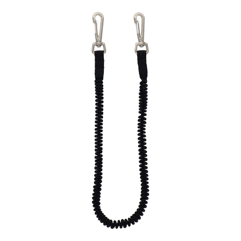 三共コーポレーション 434462 布製安全コード使用荷重1kg フック2個 BK #315661 1個（ご注文単位1個）【直送品】