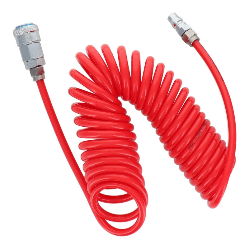 三共コーポレーション 510339 ワンタッチソケット付スパイラルエアーホース 5m #820478 1個（ご注文単位1個）【直送品】