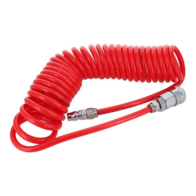 三共コーポレーション 510339 ワンタッチソケット付スパイラルエアーホース 5m #820478 1個（ご注文単位1個）【直送品】