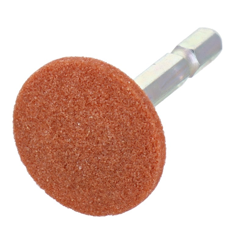 三共コーポレーション 4071298 WA6-28 六角軸軸付砥石 ソロバン型 #60 #010435 1個（ご注文単位1個）【直送品】