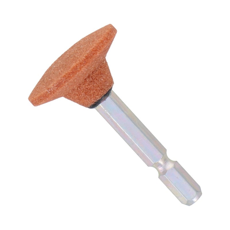 三共コーポレーション 4071298 WA6-28 六角軸軸付砥石 ソロバン型 #60 #010435 1個（ご注文単位1個）【直送品】