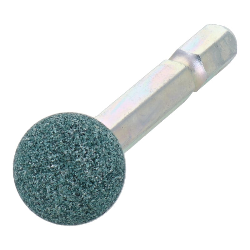 三共コーポレーション 4071307 GC6-20 六角軸軸付砥石 丸型 #80 #010460 1個（ご注文単位1個）【直送品】