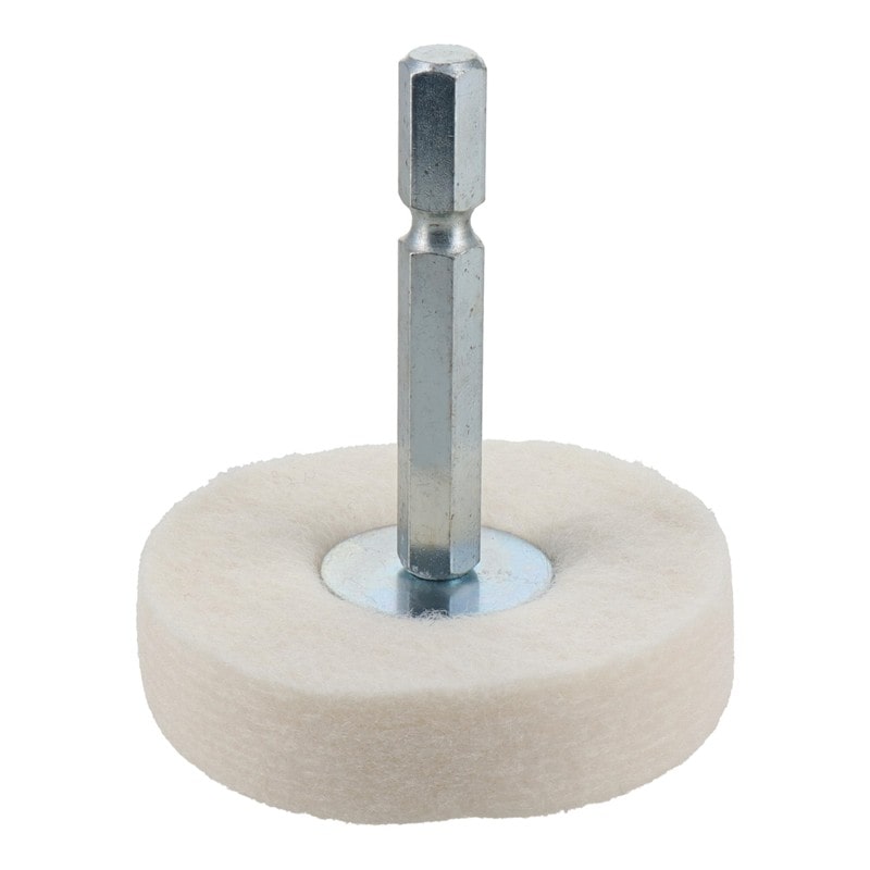 三共コーポレーション 4071347 六角軸軸付ステンレス鏡面仕上用布バフ 50mm #332311 1個(ご注文単位1個)【直送品】