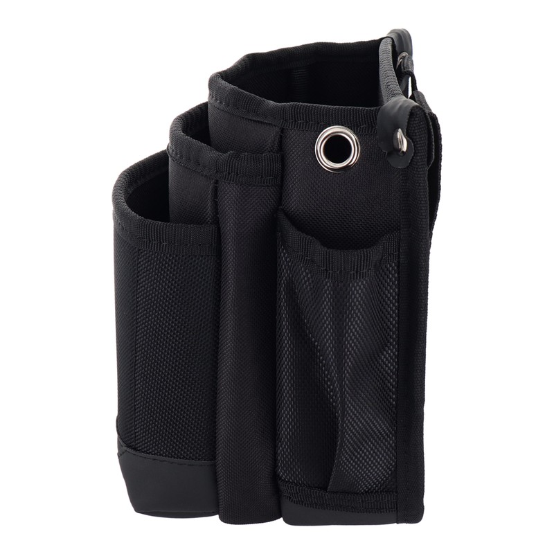 三共コーポレーション 4340042 3段腰袋 ブラック #581809 1個（ご注文単位1個）【直送品】