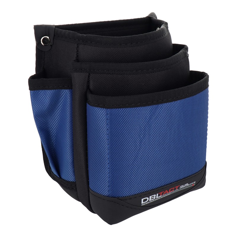 三共コーポレーション 4340043 3段腰袋 ブルー #581810 1個（ご注文単位1個）【直送品】