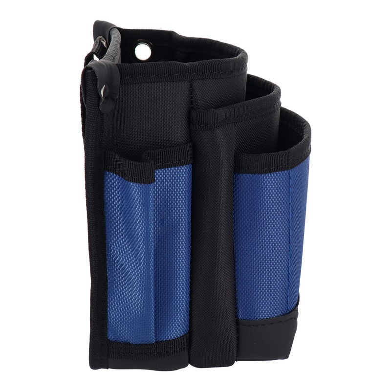 三共コーポレーション 4340043 3段腰袋 ブルー #581810 1個（ご注文単位1個）【直送品】