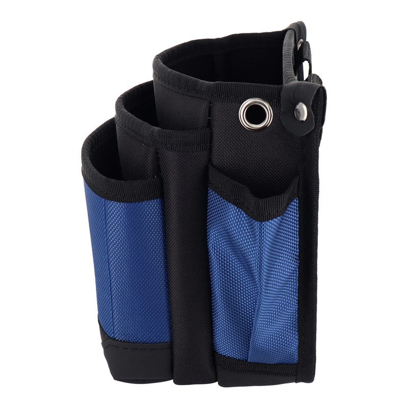 三共コーポレーション 4340043 3段腰袋 ブルー #581810 1個（ご注文単位1個）【直送品】