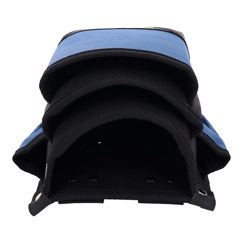 三共コーポレーション 4340043 3段腰袋 ブルー #581810 1個（ご注文単位1個）【直送品】