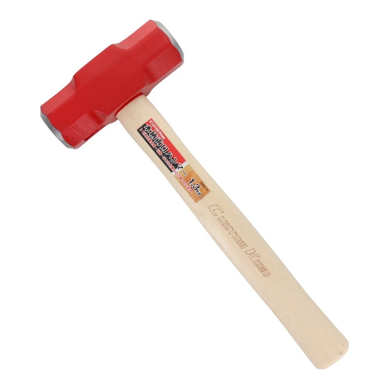 三共コーポレーション 4340326 木柄両口ハンマー 1.3kg #823687 1個（ご注文単位1個）【直送品】