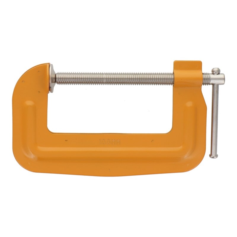 三共コーポレーション 4340330 鋼製Cクランプ 100mm #315944 1個（ご注文単位1個）【直送品】