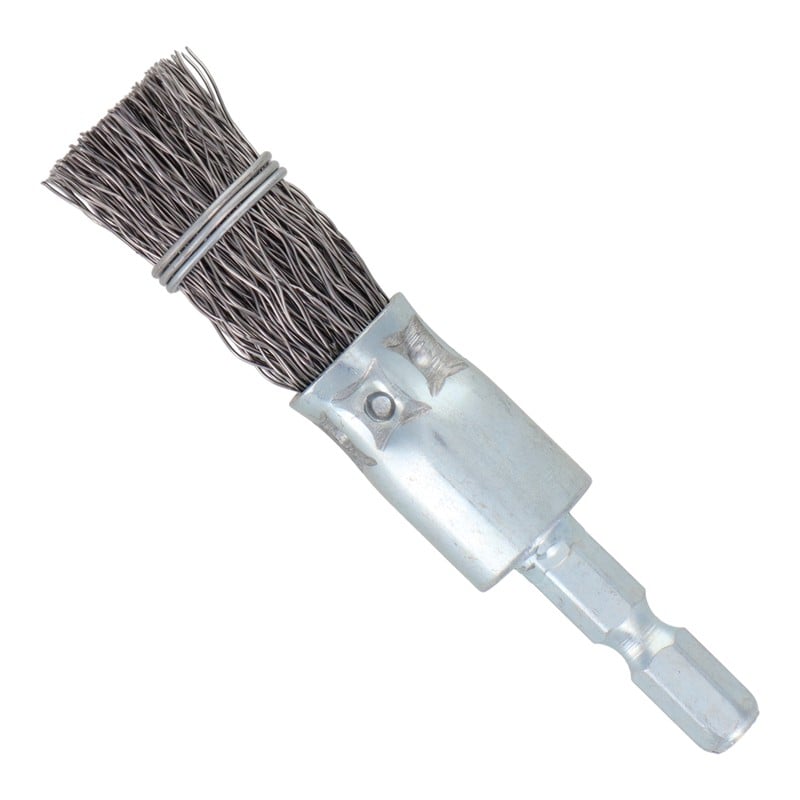 三共コーポレーション 4340477 六角軸筒型ブラシ 鋼線 15mm #337071 1個(ご注文単位1個)【直送品】