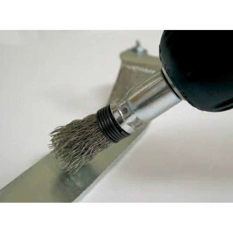 三共コーポレーション 4340477 六角軸筒型ブラシ 鋼線 15mm #337071 1個(ご注文単位1個)【直送品】