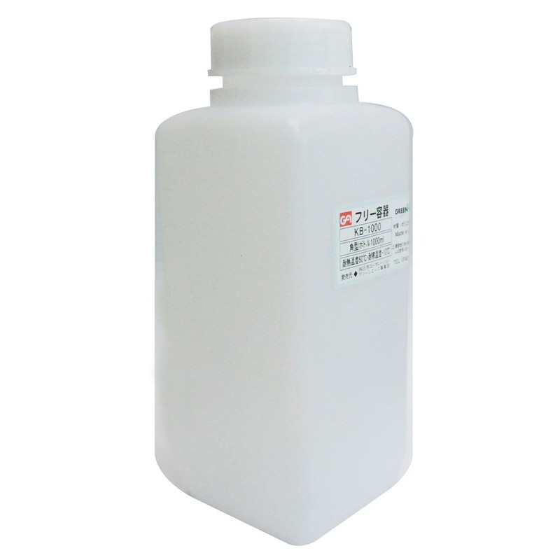 三共コーポレーション 4341942 角型ボトル 1000mL #526923 1個(ご注文単位1個)【直送品】