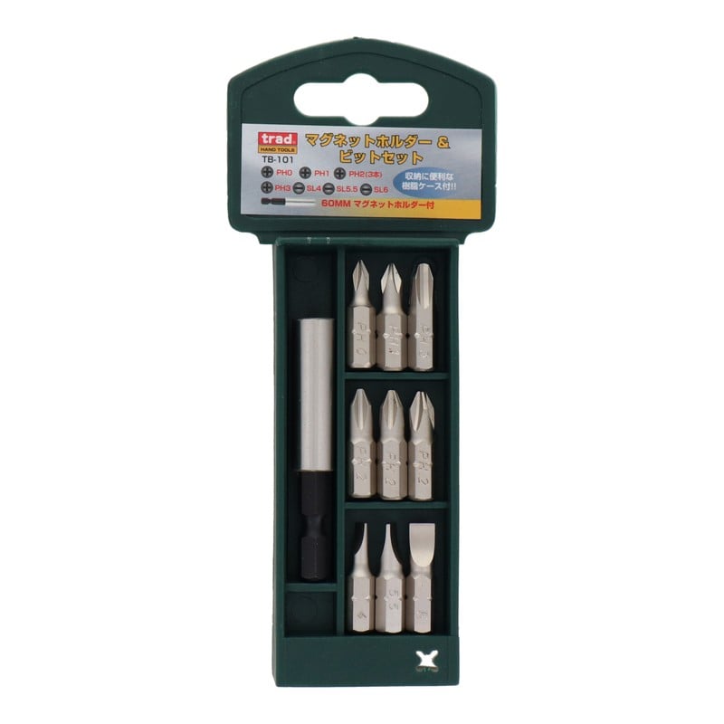 三共コーポレーション 4341995 マグネットホルダー&ビットセット #000093 1個(ご注文単位1個)【直送品】