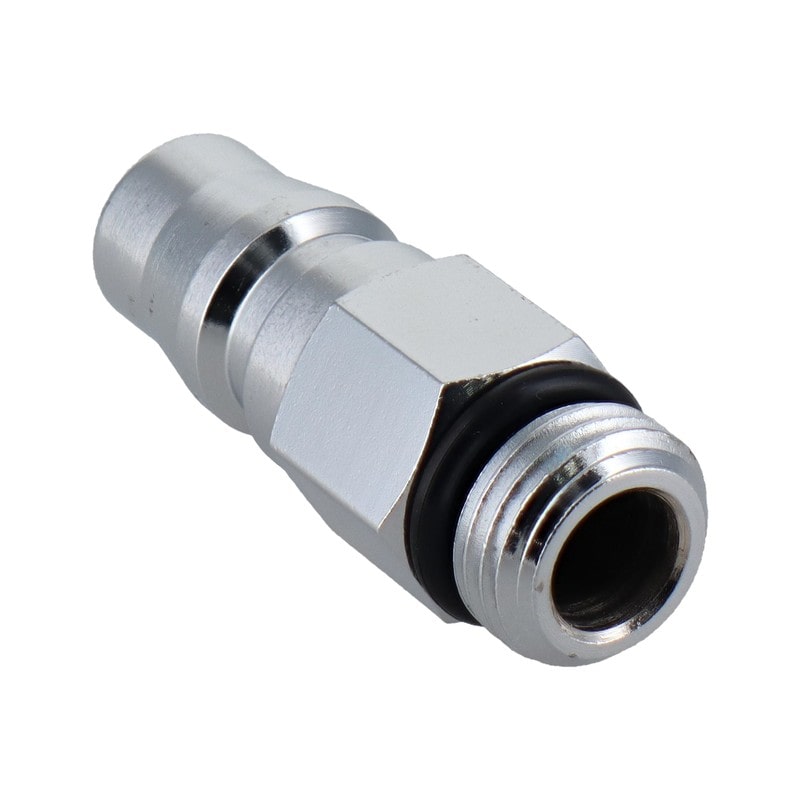 三共コーポレーション 4342801 エアー用プラグ G1/4ストレートオネジ #714005 1個(ご注文単位1個)【直送品】