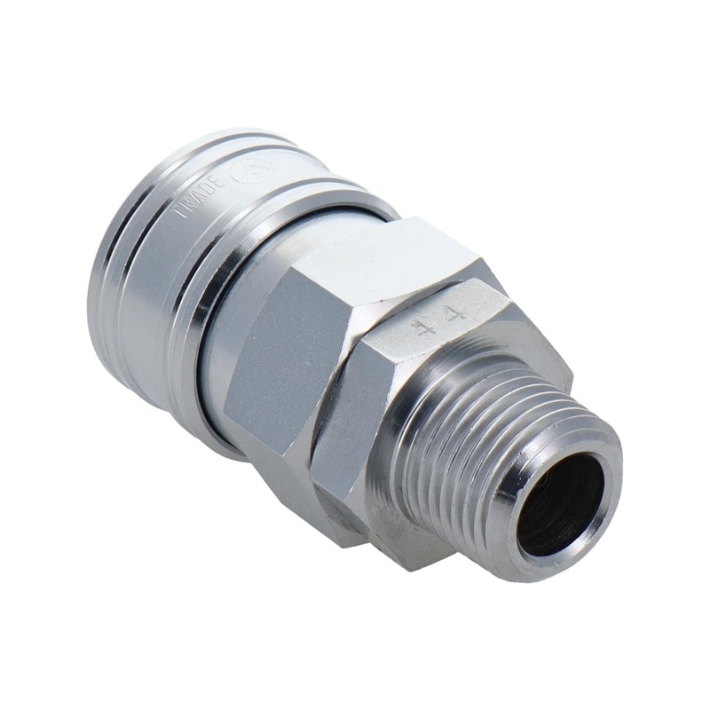 三共コーポレーション 4342869 大型オネジソケット40型 R1/2テーパーネジ #714301 1個（ご注文単位1個）【直送品】