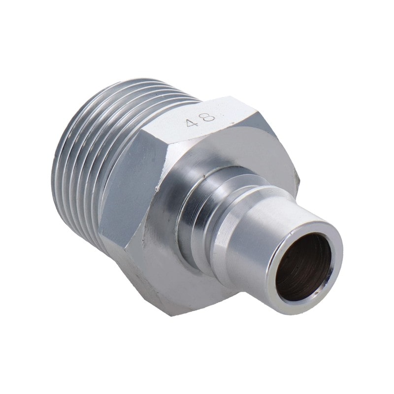 三共コーポレーション 4342884 大型オネジプラグ40型 R1テーパーネジ #714317 1個（ご注文単位1個）【直送品】