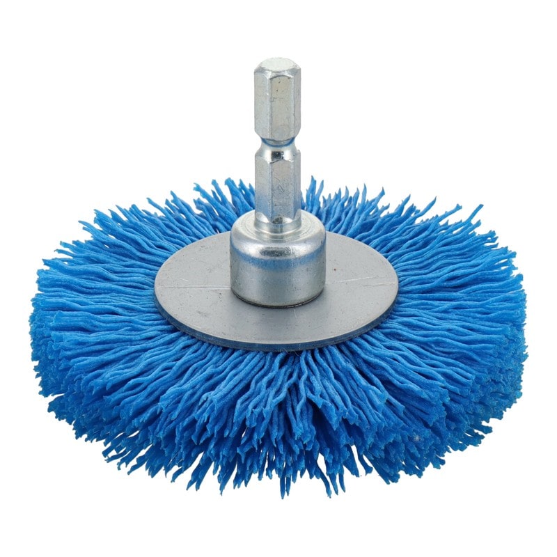 三共コーポレーション 4343055 六角軸ホイールブラシ グリッド線 75mm #337034 1個(ご注文単位1個)【直送品】