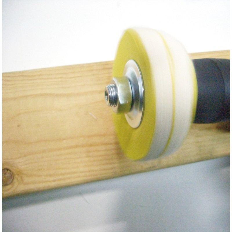 三共コーポレーション 4343097 白バフ 75mm #078816 1個（ご注文単位1個）【直送品】