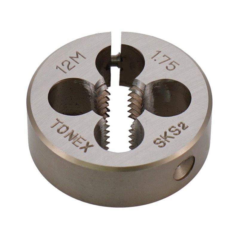 三共コーポレーション 4343885 ねじ切りダイス外径38mmねじ径12mm #110226 1個（ご注文単位1個）【直送品】