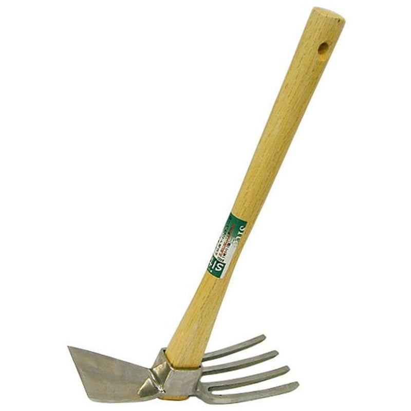 三共コーポレーション 4344421 ステンレス片手鍬イカ型レーキ #331490 1個（ご注文単位1個）【直送品】