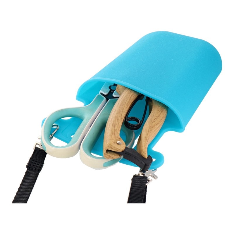 三共コーポレーション 4347956 シリコーン製ツールポケット ブルー #181903 1個(ご注文単位1個)【直送品】