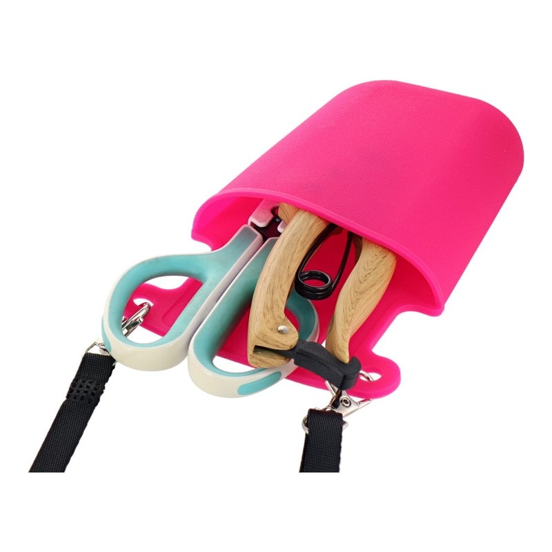 三共コーポレーション 4347957 シリコーン製ツールポケット ピンク #181904 1個（ご注文単位1個）【直送品】