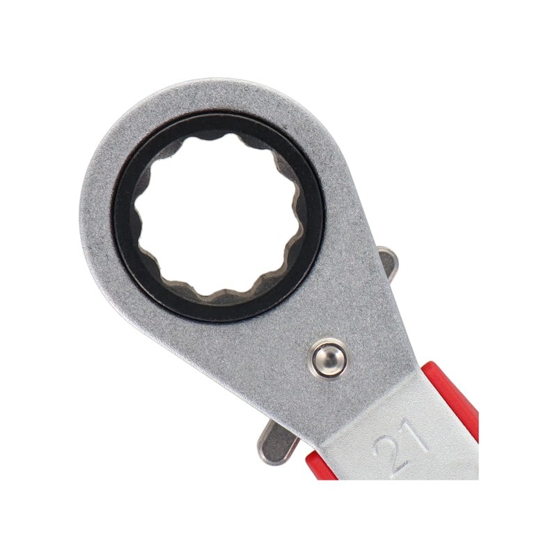 三共コーポレーション 4348555 板ラチェットレンチS型 19×21mm TSI-1921 1個(ご注文単位1個)【直送品】