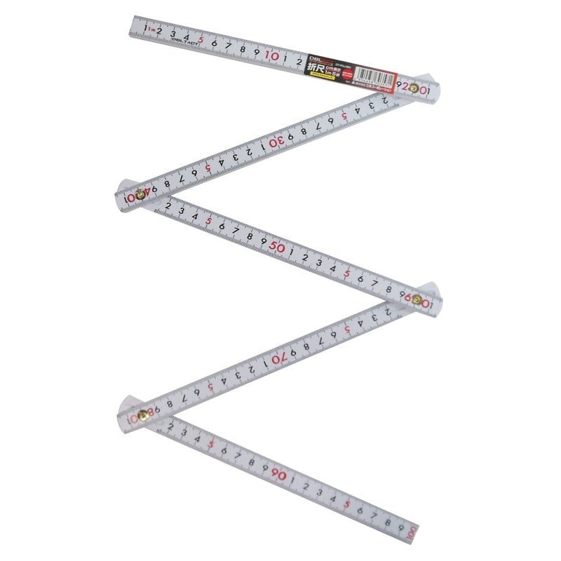 三共コーポレーション 4348766 ファイバー折尺 ホワイト DT-FOJ-WH 1個(ご注文単位1個)【直送品】