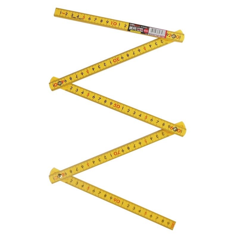 三共コーポレーション 4348767 ファイバー折尺 イエロー DT-FOJ-YL 1個(ご注文単位1個)【直送品】