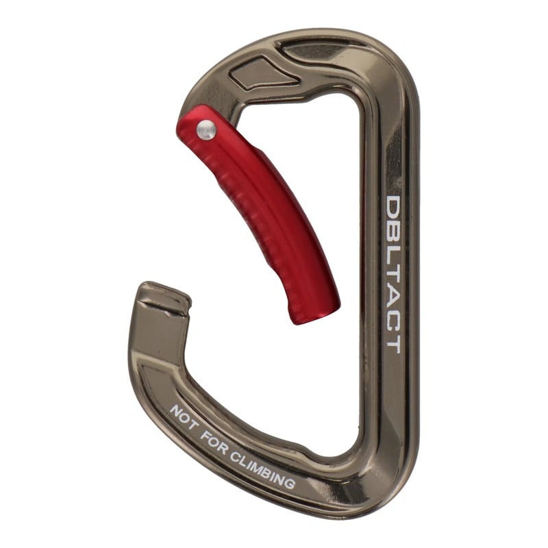 三共コーポレーション 4348987 アルミ鍛造カラビナ ガンメタ DT-AKS-G 1個(ご注文単位1個)【直送品】