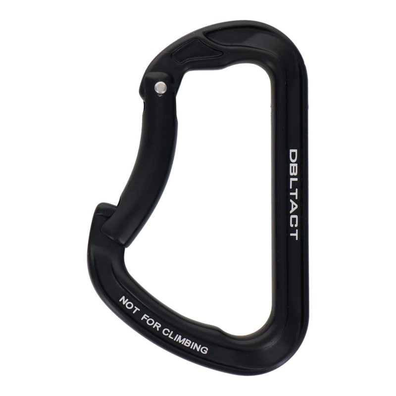 三共コーポレーション 4348989 アルミ鍛造カラビナ ブラック DT-AKD-B 1個（ご注文単位1個）【直送品】