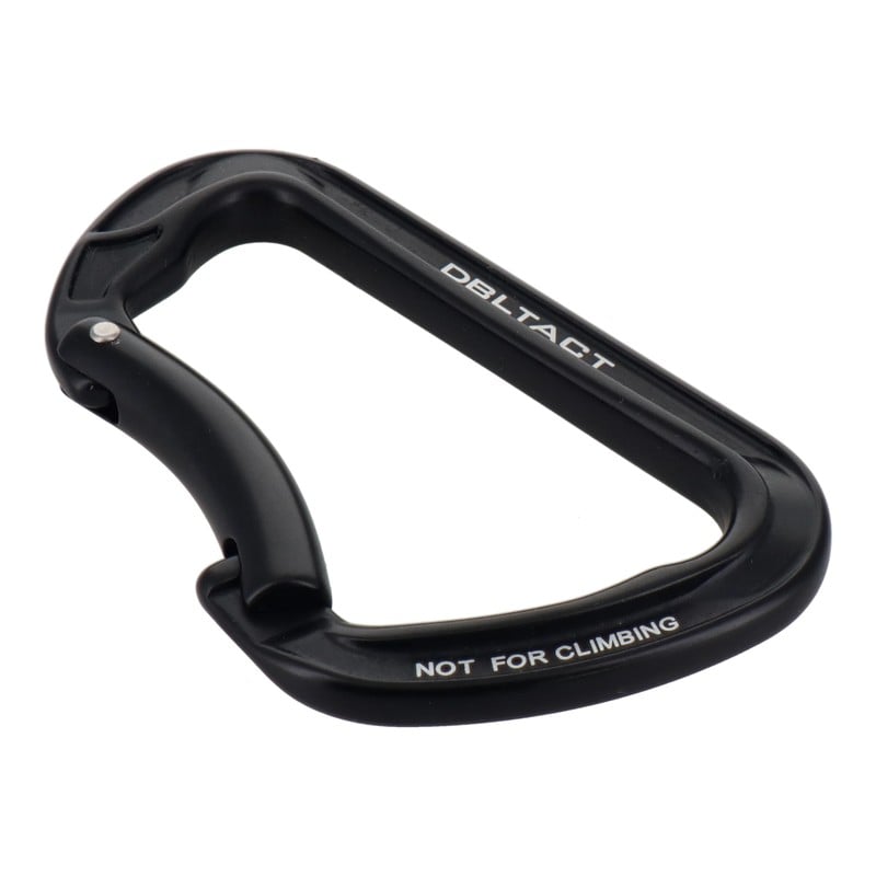 三共コーポレーション 4348989 アルミ鍛造カラビナ ブラック DT-AKD-B 1個（ご注文単位1個）【直送品】