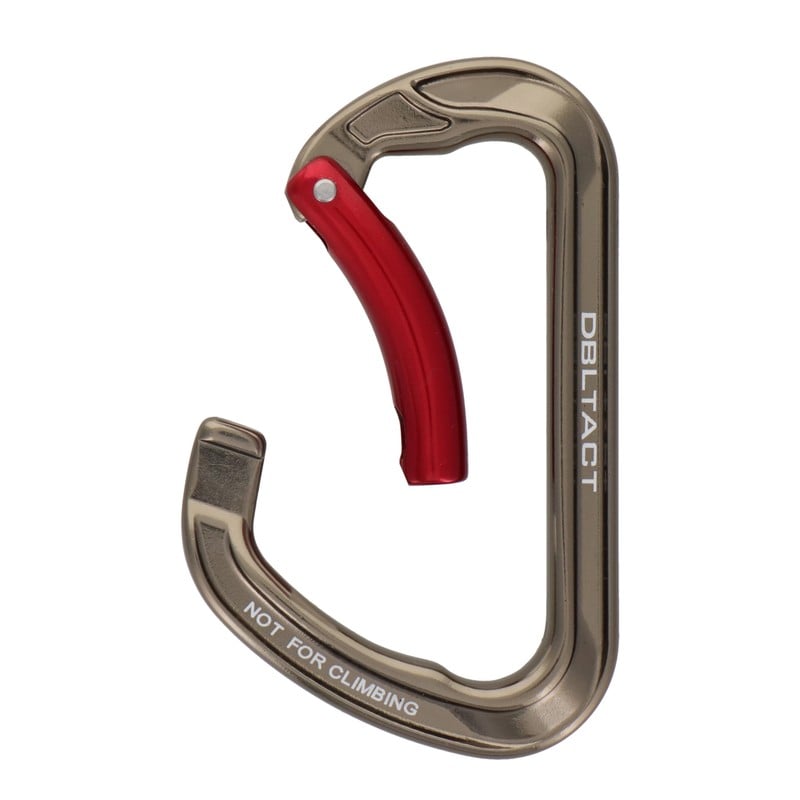 三共コーポレーション 4348990 アルミ鍛造カラビナ ガンメタ DT-AKD-G 1個（ご注文単位1個）【直送品】