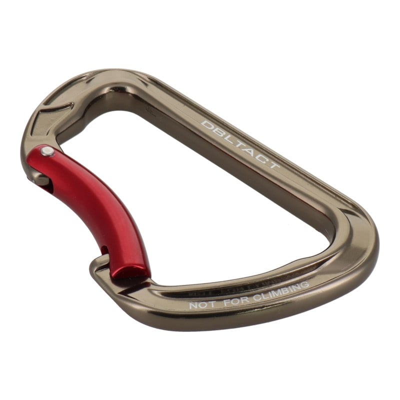 三共コーポレーション 4348990 アルミ鍛造カラビナ ガンメタ DT-AKD-G 1個（ご注文単位1個）【直送品】