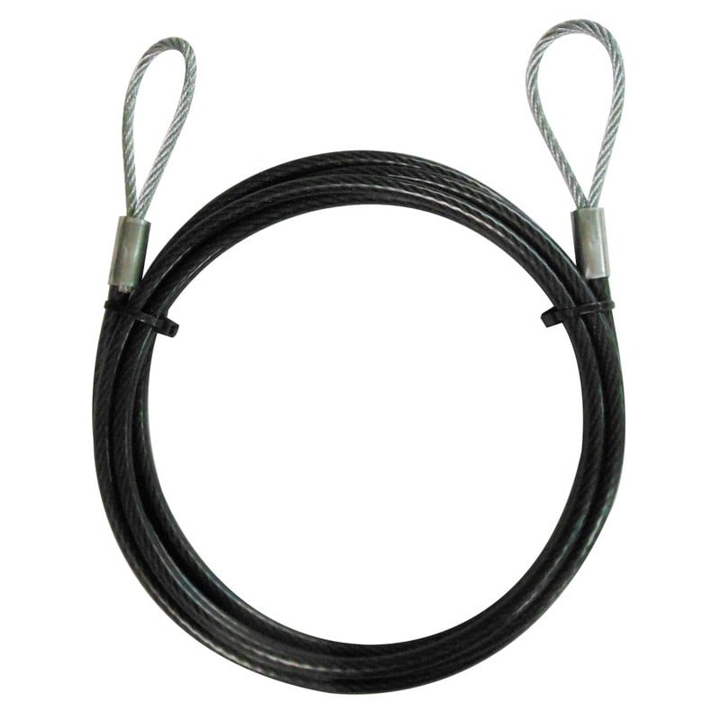 三共コーポレーション 4352213 ワイヤーロープ両端アイ加工径3.2mm×2m #360631 1個(ご注文単位1個)【直送品】