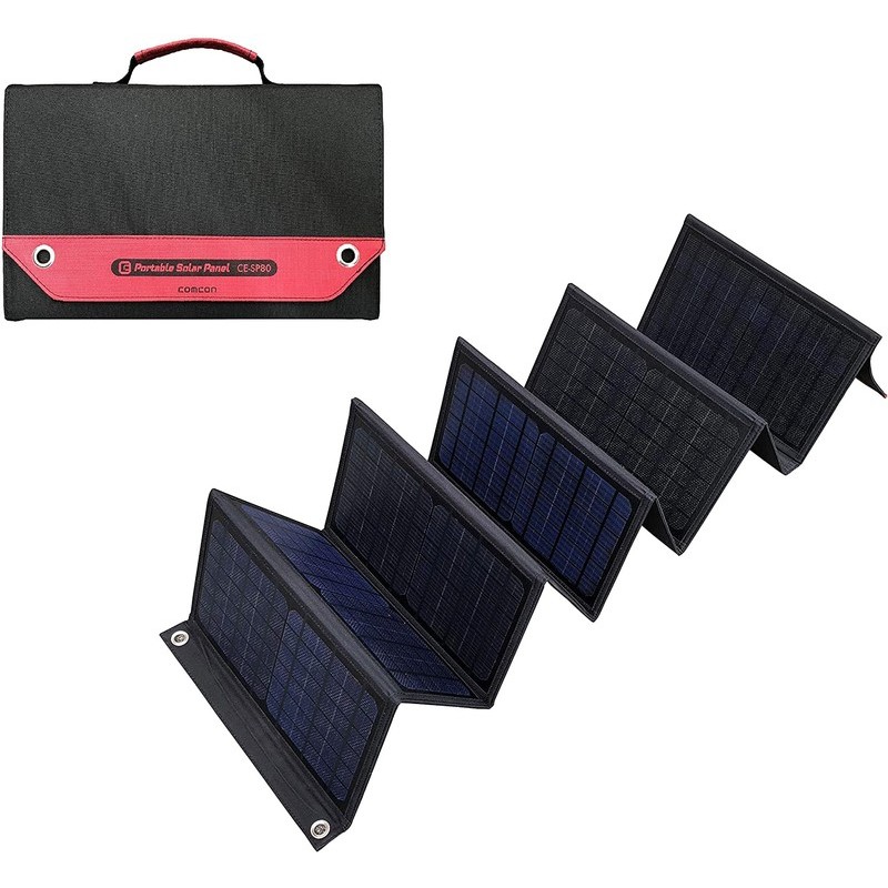 三共コーポレーション 4352735 COMCONCE-SP80ポータブルソーラーパネル #331748 1個（ご注文単位1個）【直送品】