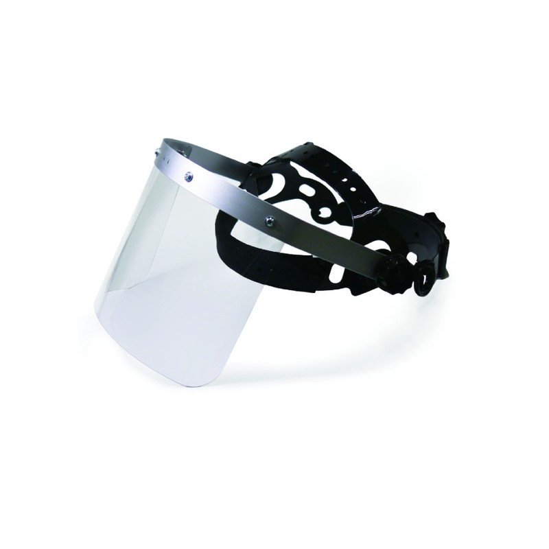 三共コーポレーション 4353442 フェイスシールド かぶり型 ハーフ クリア DT-KFS-CH#805415 1個（ご注文単位1個）【直送品】