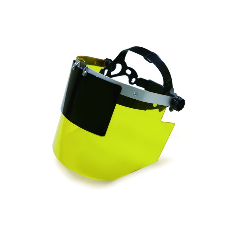 三共コーポレーション 4353451 フェイスシールド かぶり型 ワイド イエロー DT-KFSW-YW#805424 1個（ご注文単位1個）【直送品】