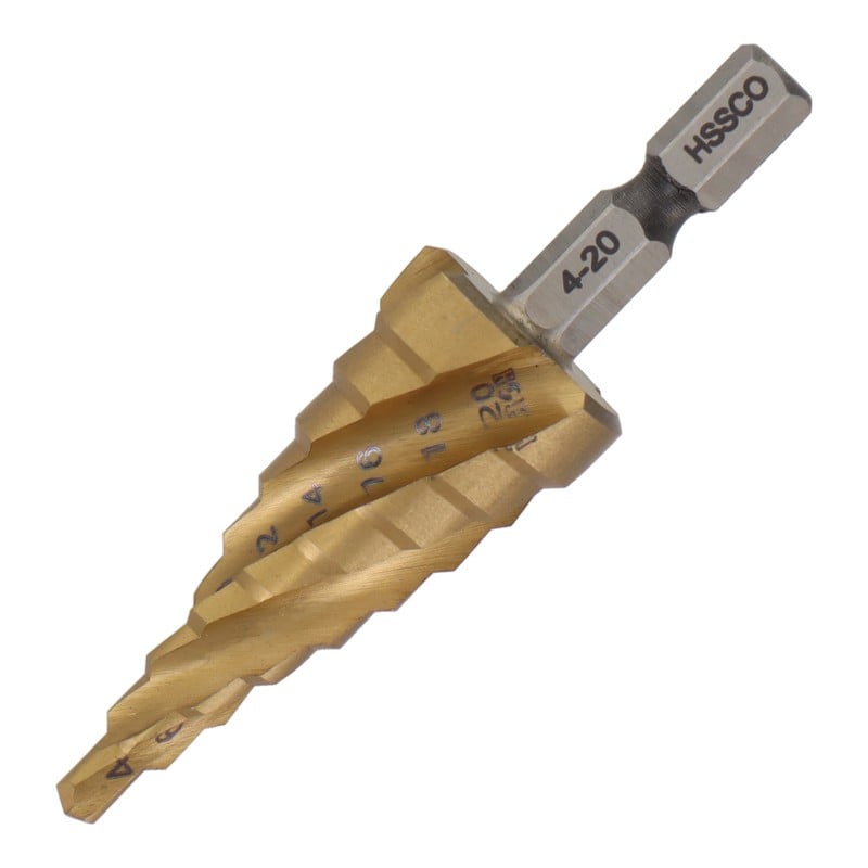 三共コーポレーション 4341713 四刀流 コバルトステップドリル 9段 4-20mm #350277 1個（ご注文単位1個）【直送品】