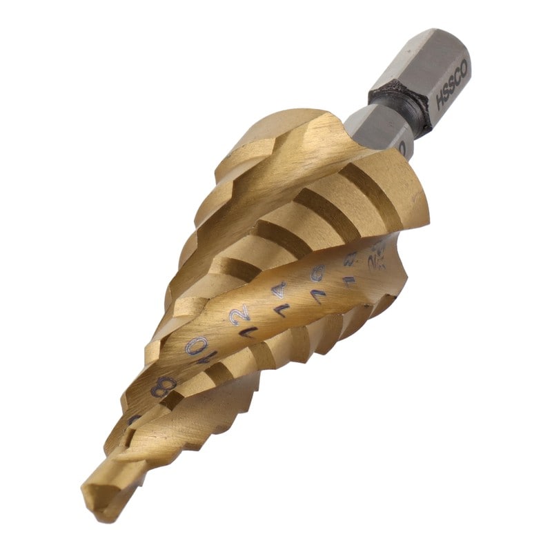 三共コーポレーション 4341713 四刀流 コバルトステップドリル 9段 4-20mm #350277 1個(ご注文単位1個)【直送品】