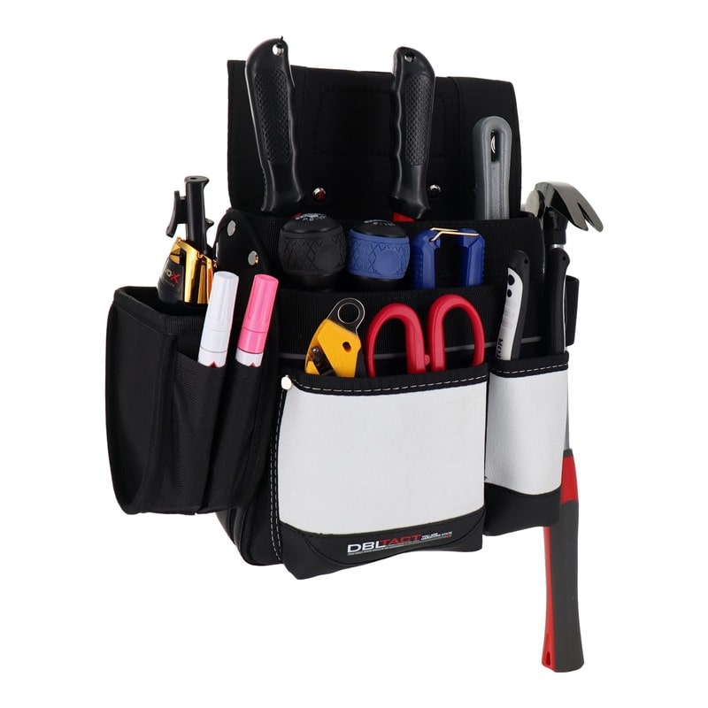 三共コーポレーション 4342216 スエード調 釘袋 2段 ホワイト #581794 1個（ご注文単位1個）【直送品】