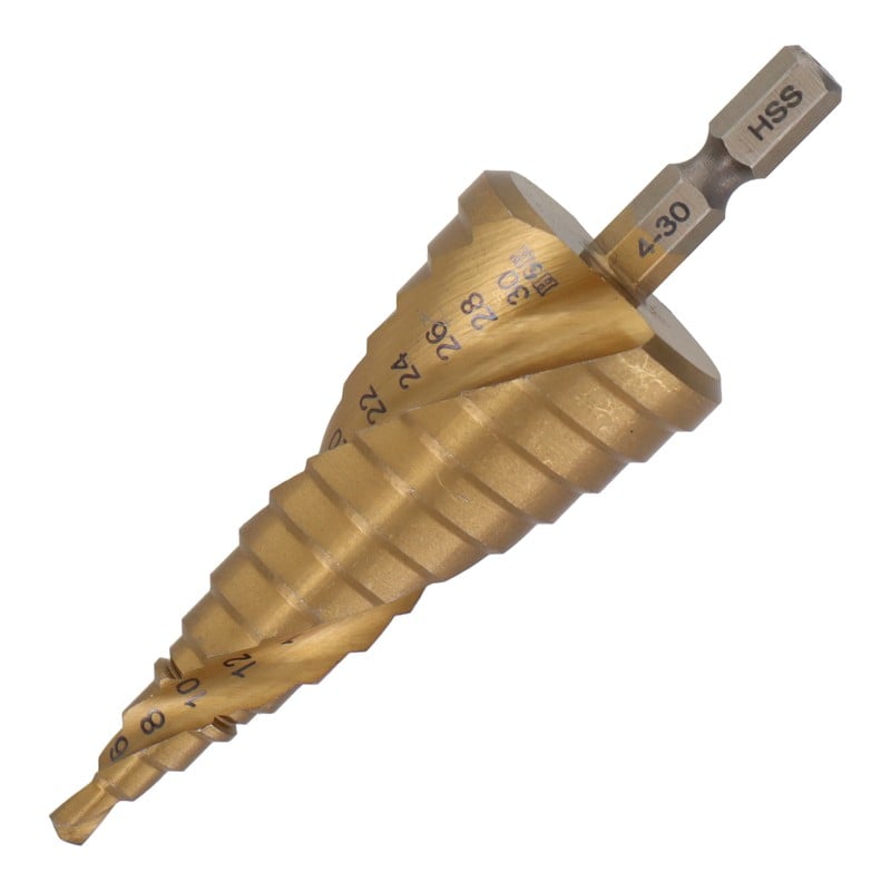 三共コーポレーション 434229 ステップドリル ハイス鋼材 14段 4-30mm #315336 1個（ご注文単位1個）【直送品】