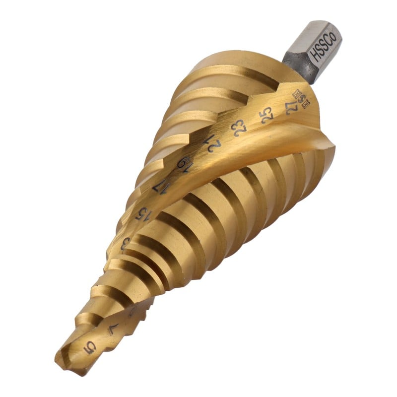 三共コーポレーション 434235 ステップドリル コバルトハイス鋼9段 5-27mm #315341 1個(ご注文単位1個)【直送品】