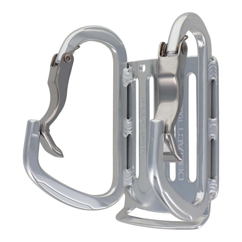 三共コーポレーション 4351903 アルミツールフックダブル 湾曲ゲート×爪付きSL #360154 1個（ご注文単位1個）【直送品】