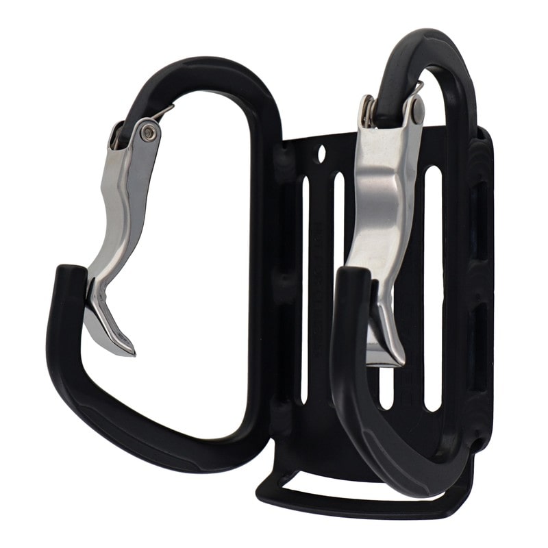 三共コーポレーション 4351922 アルミツールフックダブル 湾曲ゲート×爪付きMBK #360156 1個（ご注文単位1個）【直送品】