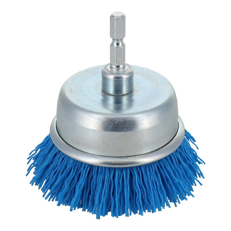 三共コーポレーション 4343050 六角軸カップブラシ グリッド線 75mm #337064 1個（ご注文単位1個）【直送品】