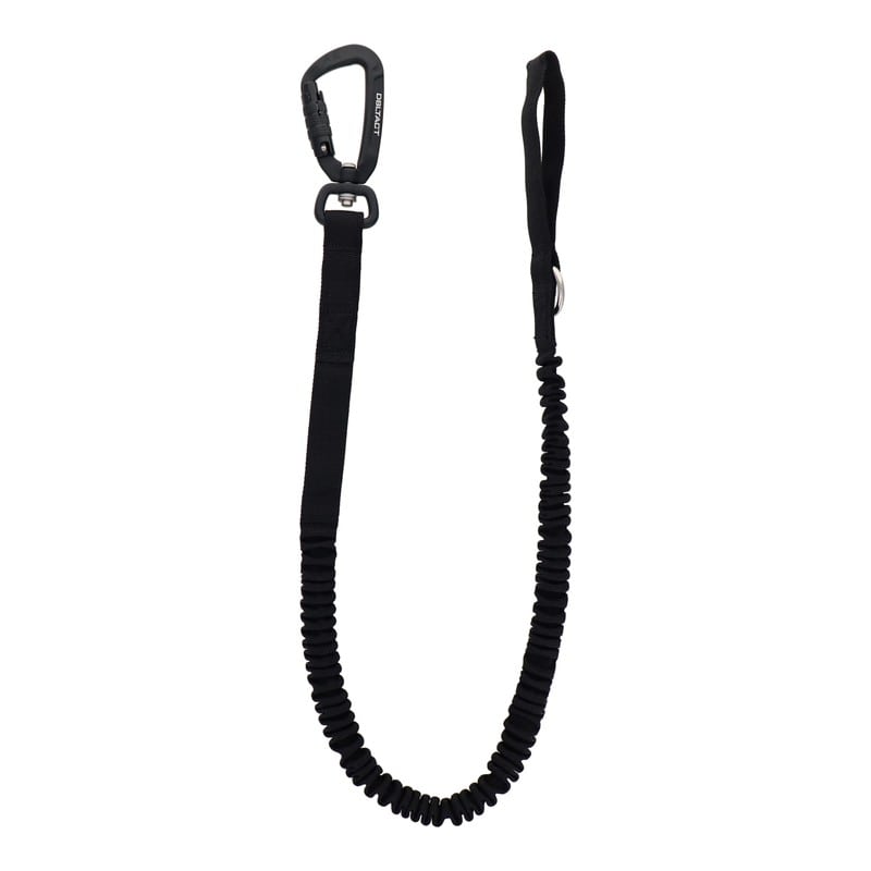 三共コーポレーション 4352825 布製安全コード Wロック×ループ ブラック DT-ST-14BK 1個（ご注文単位1個）【直送品】