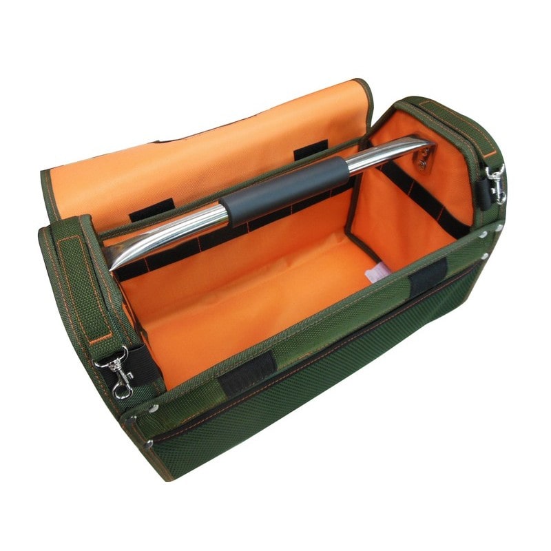 三共コーポレーション 4348269 カバー付オープンキャリーバッグ カーキ #350571 1個(ご注文単位1個)【直送品】