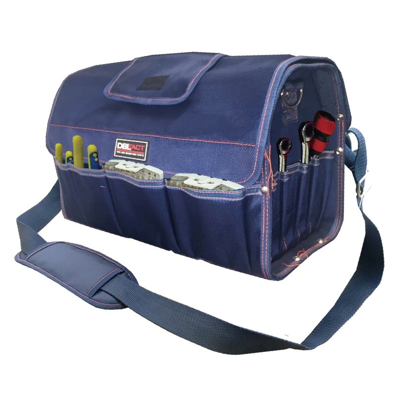 三共コーポレーション 4348270 カバー付オープンキャリーバッグ ネイビー #350572 1個（ご注文単位1個）【直送品】